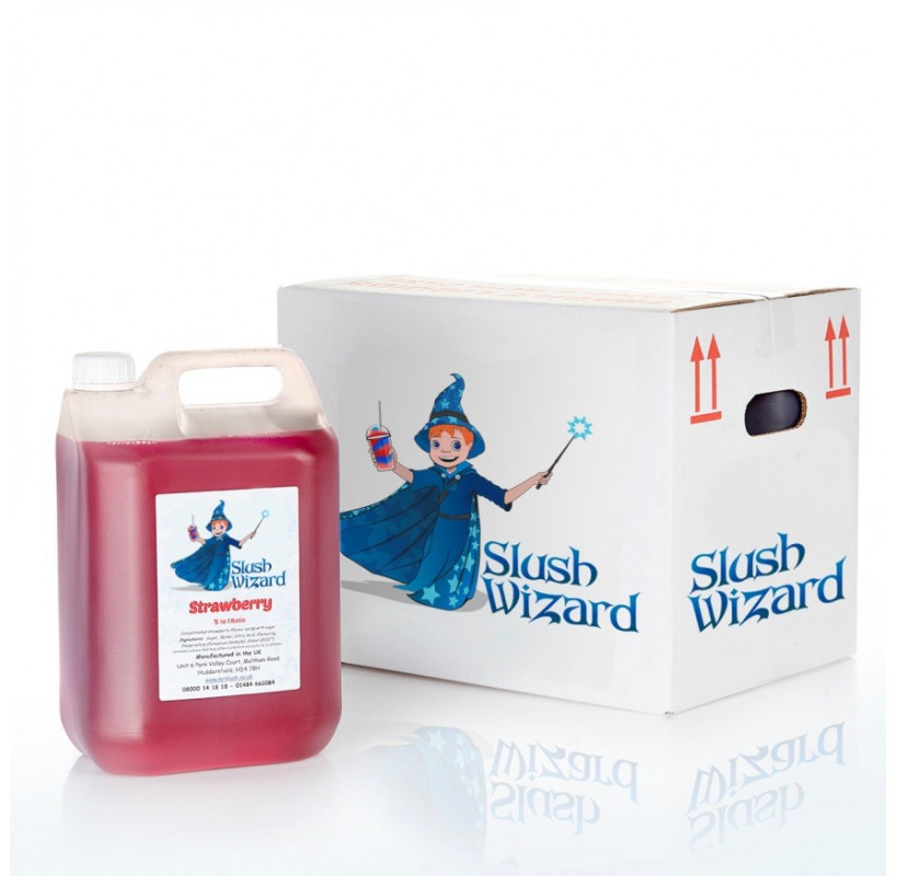 Slush Wizard strawberry slush syrup