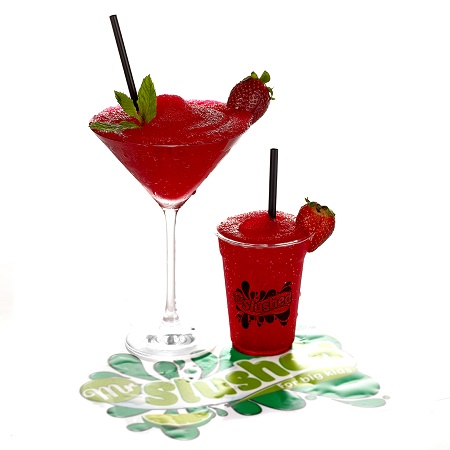 Strawberry Daiquiri Slush Cocktails