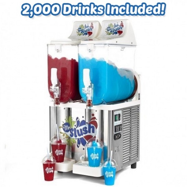 Commercial Slush Machine Bundle