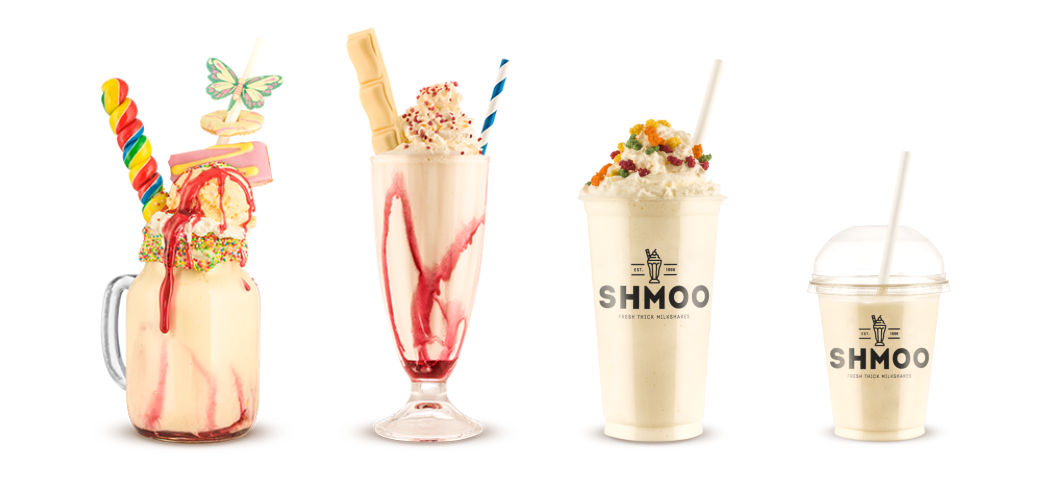 Shmoo vanilla milkshake drinks