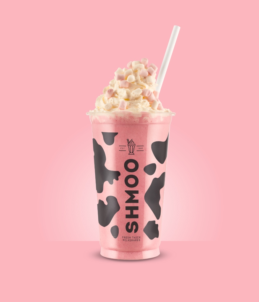 Strawberry Shmoo Milkshakes