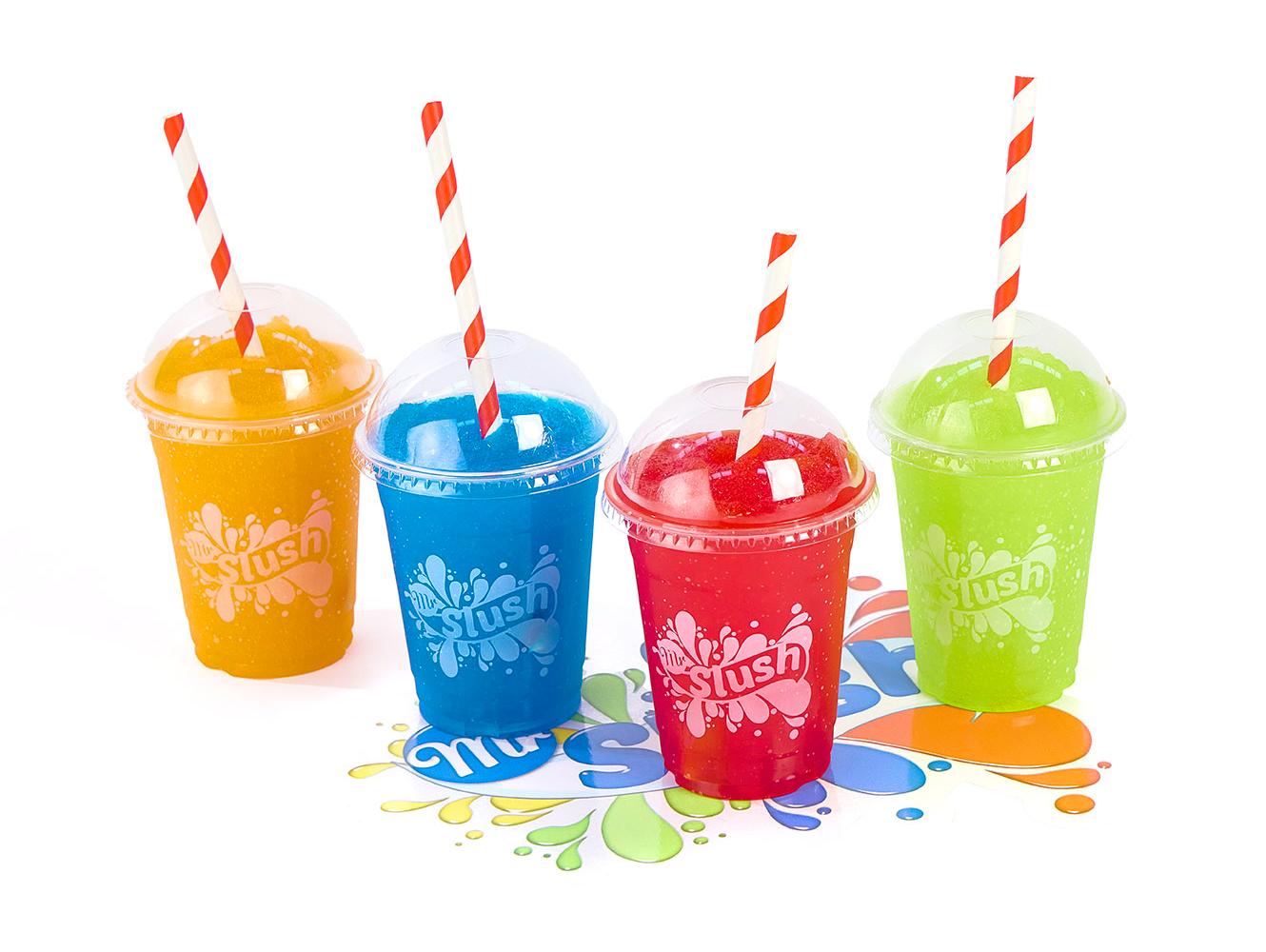 Slush drinks in Cups