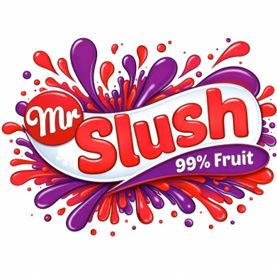 Mr Slush Logo 99% Fruit Home